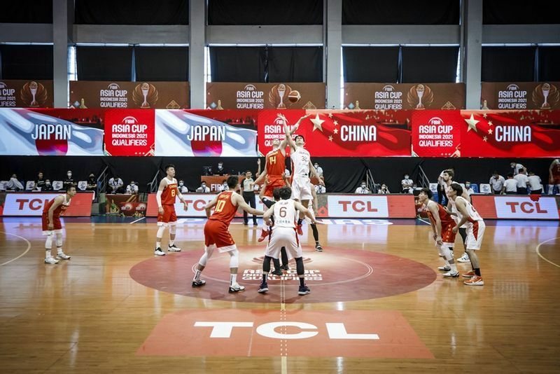 2021年は中国A代表と4度も対戦。6月のFIBAアジアカップ予選より（写真／FIBA.com）