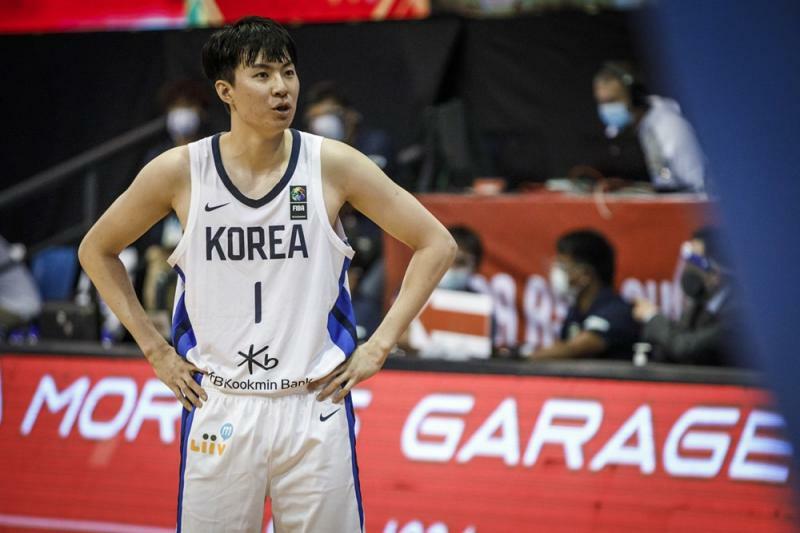 イ・ヒョンジュン（写真）、ヨ・ジュンソクら海外組は候補メンバーに入っているが日韓戦は出場せず（写真／FIBA）　