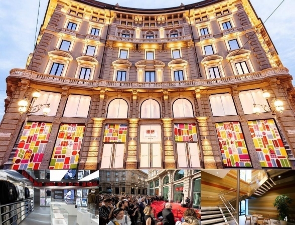 9月13日にミラノにオープンした「ユニクロ」イタリア1号店。開店当日には1200人が行列した　（画像はファーストリテイリングの資料より）