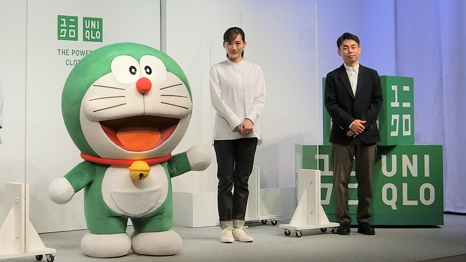 ドラえもんがサステナモードで緑色に ユニクロのグローバル サステナビリティ アンバサダーに就任 松下久美 個人 Yahoo ニュース