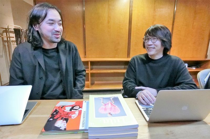 セレックの鈴木和生代表（左）とフルサイズイメージの川田修代表　　筆者撮影