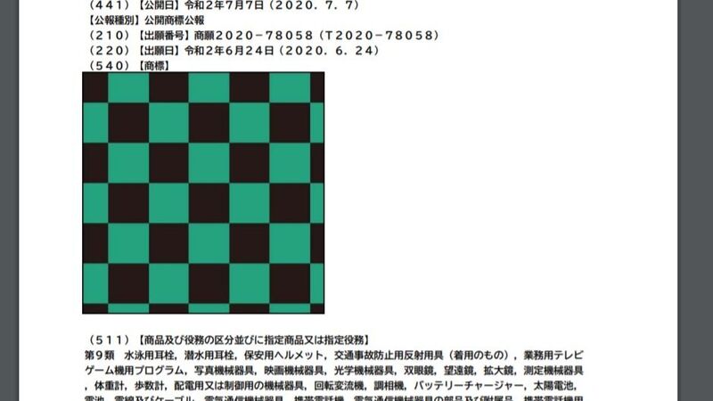 鬼滅の刃 炭治郎の衣装の柄の商標登録出願に拒絶査定 栗原潔 個人 Yahoo ニュース 鬼滅の刃 炭治郎の衣装の柄の商標登録出願に拒絶査定 栗原潔 個人 Yahoo ニュース