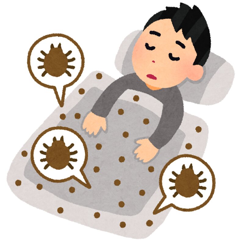 一日のうちで睡眠の時間の割合というのはとても大きい。布団におけるダニ対策は非常に重要になる。