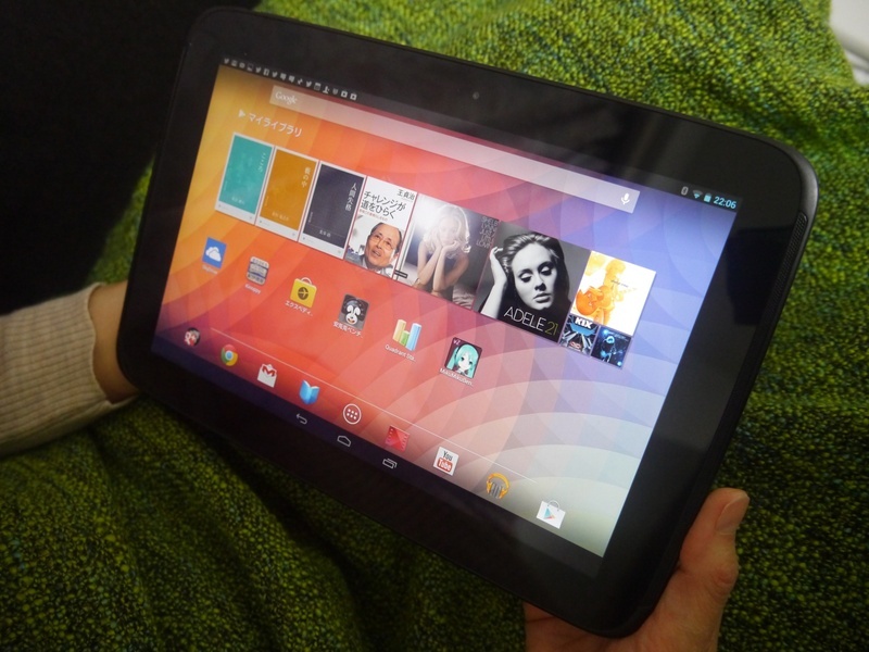 可能性の大きさを感じさせるNexus10。しかし、表示品位は第四世代iPad