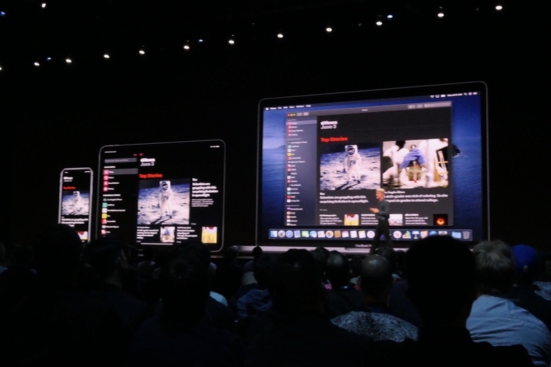 iPhone、iPad、Macで同じアプリが動作するように（筆者撮影）