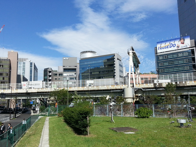 2日まで「東京」の観測場所だった大手町の気象庁本庁の敷地。