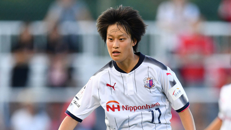 今シーズン2部得点王になったFW宝田沙織(なでしこリーグカップ決勝(C)松尾/アフロスポーツ)