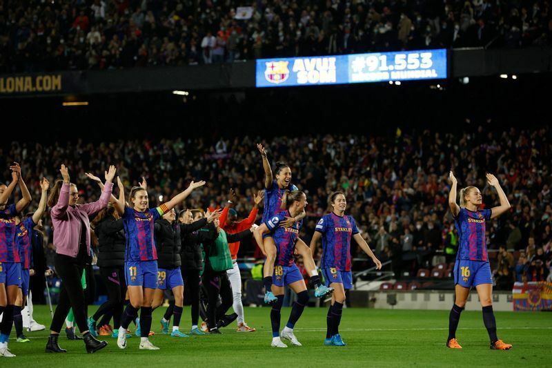 女子サッカー史上最多9万1553人を動員したバルセロナ