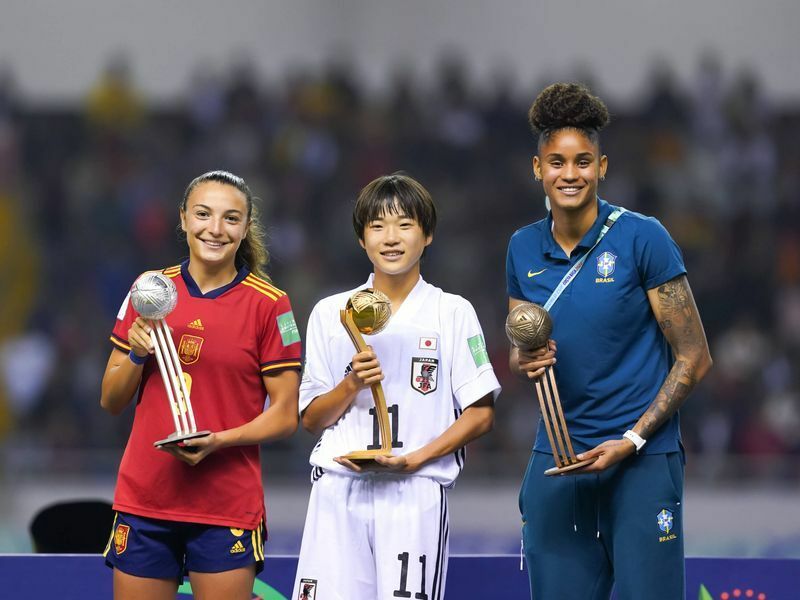 U-20W杯で活躍した浜野（中央）も選出