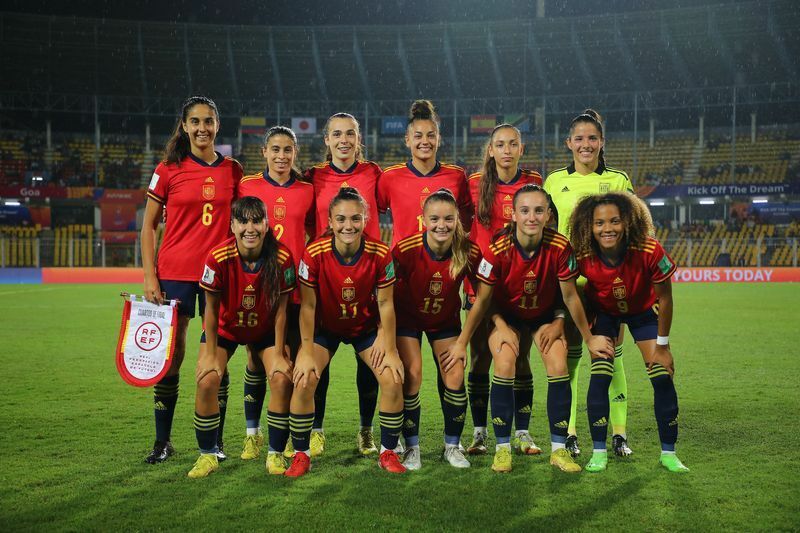 U-17スペイン女子代表（C）2022 FIFA