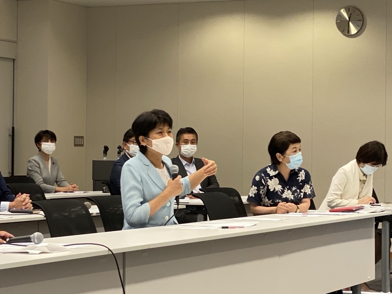 立憲民主党・西村智奈美議員(筆者撮影)