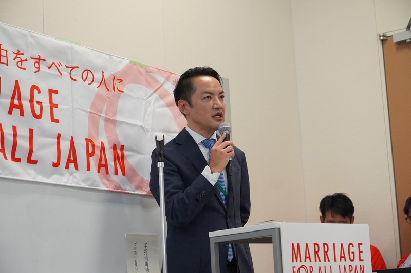 EY Japan 最高執行責任者の貴田守亮さん（Marriage For All Japan提供）