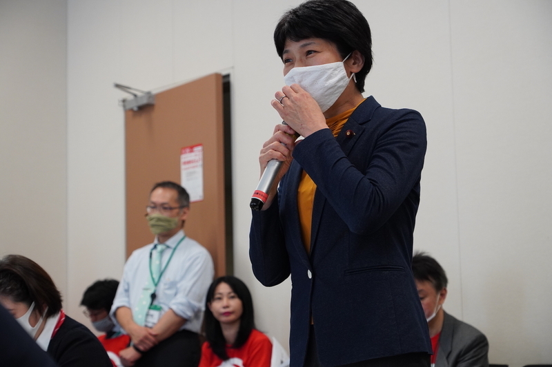立憲民主党・西村智奈美議員(Marriage For All Japan提供)