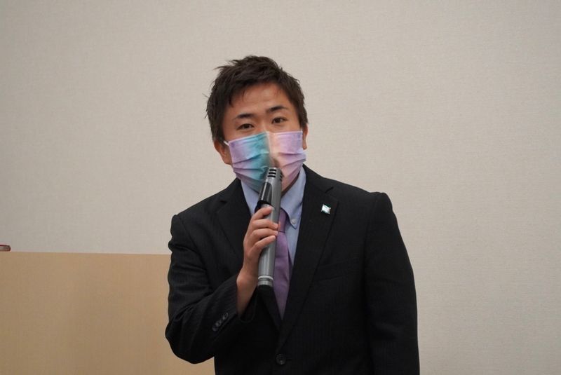 浅沼智也さん(筆者撮影)