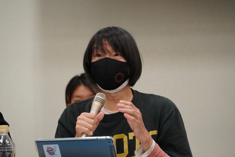 土肥いつきさん(筆者撮影)