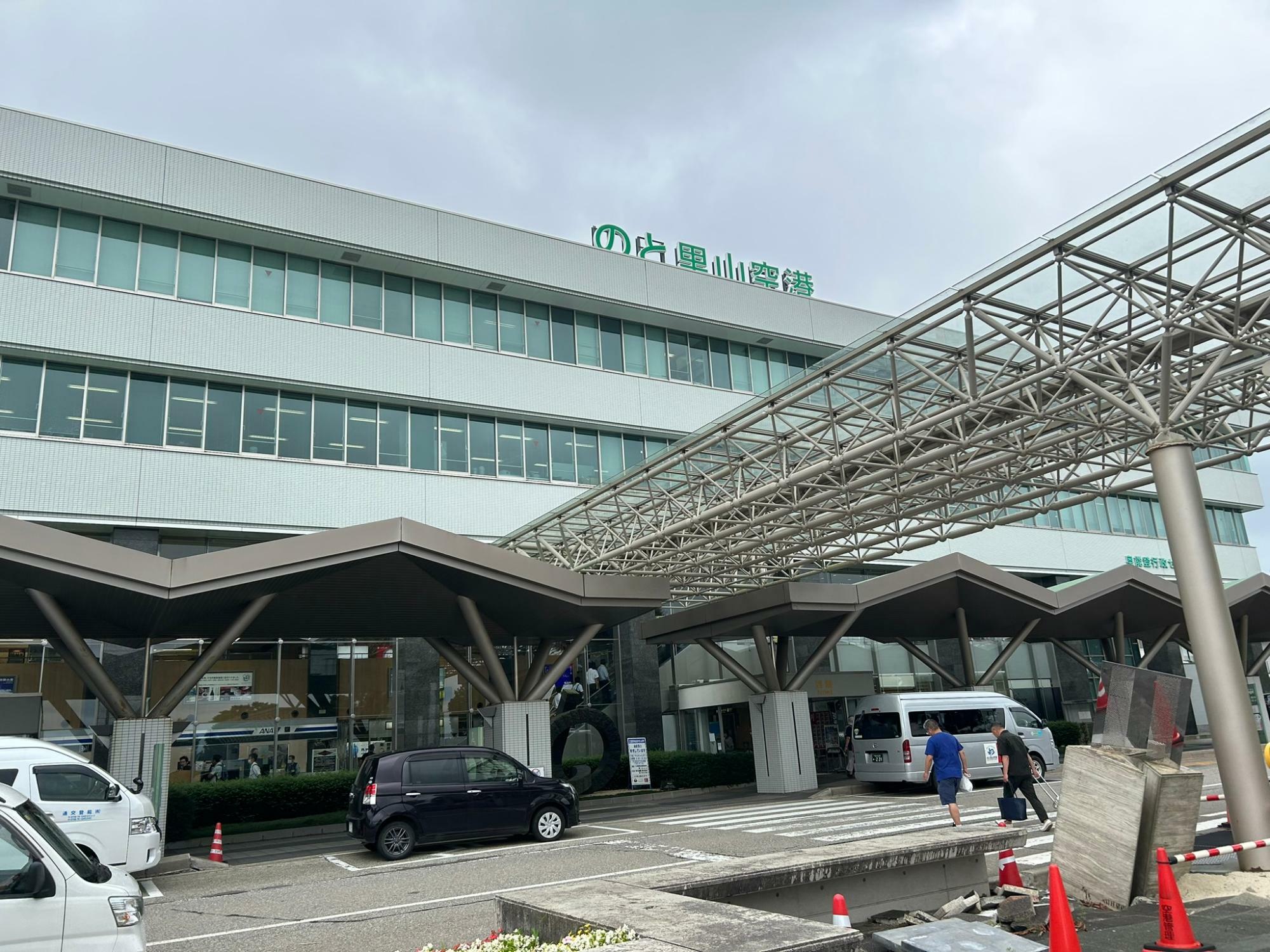 のと里山空港。羽田空港から往復便が運行している（筆者撮影）