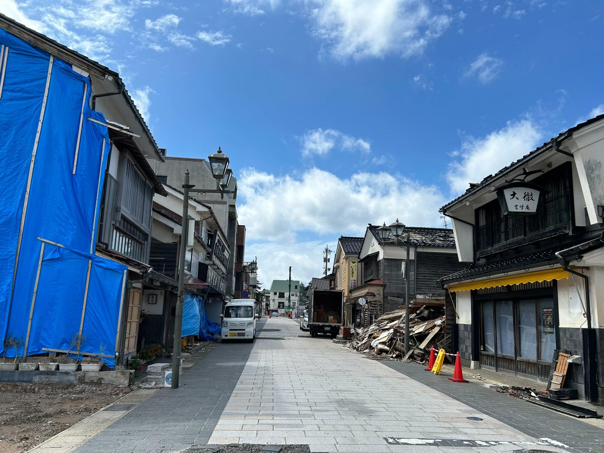 現在の輪島朝市の風景（写真：筆者撮影）