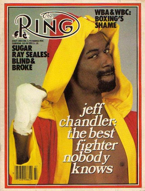 リング誌の表紙を飾ったこともあるチャンドラー（写真：Philly Boxing History）