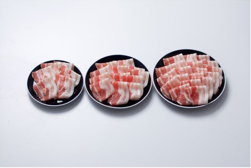 三つのサイズに分かれているため、その日の気分などによって選びやすい(画像提供:株式会社しゃぶしゃぶ松五郎)