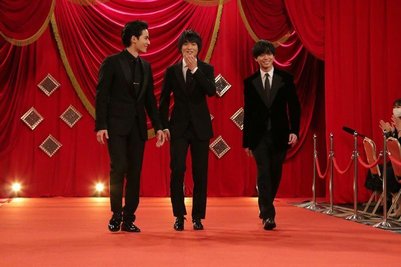 左から、岡田健史さん、奥平大兼さん、永瀬廉さん　（C)日本アカデミー賞協会
