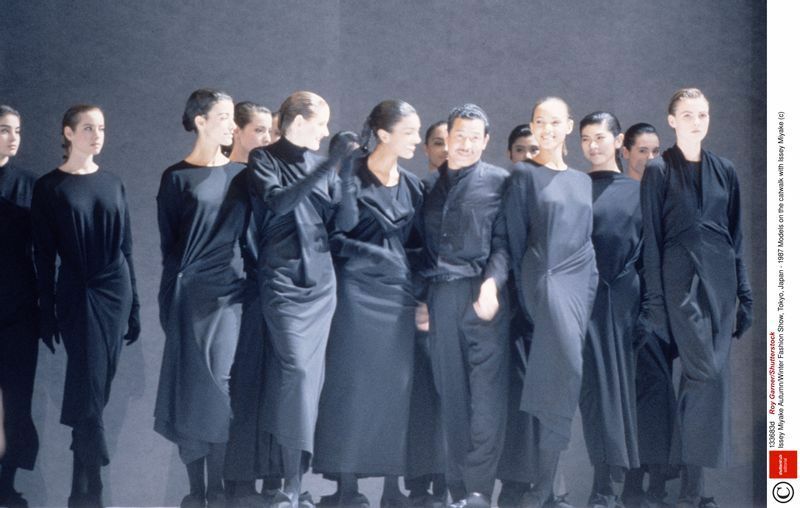 1987年に東京で開催されたISSEY MIYAKEのファッションショー