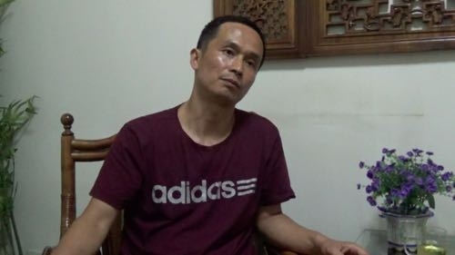 謝燕益も拘束された弁護士。警官の発砲事件を問題視した（2017年8月）