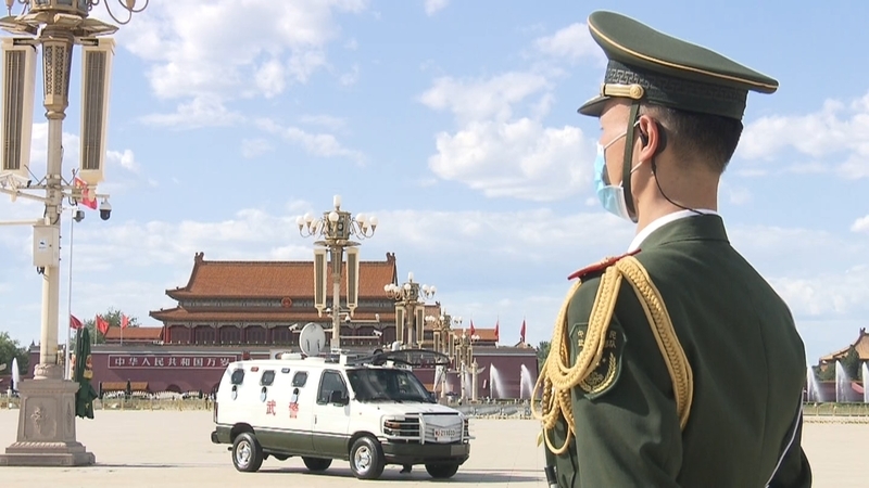 天安門広場が象徴する中国。アメリカより優れている？(2020年5月27日北京にて）