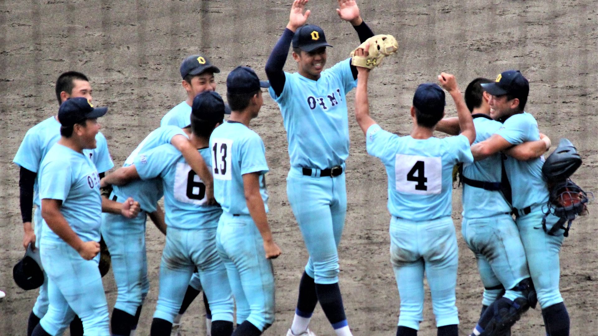 近江高校野球部公式戦試合用ユニホーム一式セット - ウェア