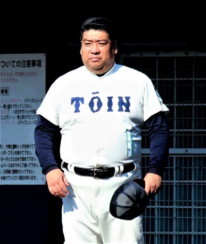 大阪桐蔭の西谷監督は甲子園優勝8回を誇る。またプロ12球団すべてに卒業生を送り込むなど、球界全体に与えた影響は計り知れない(筆者撮影)