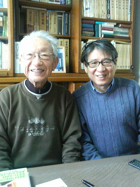 倉嶋厚先生と（2010年）