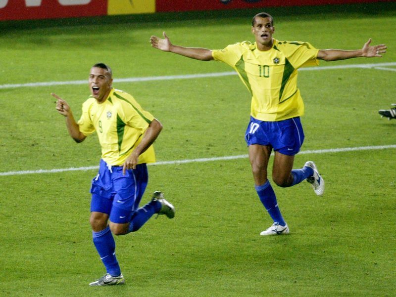 2002年のW杯で優勝したブラジル