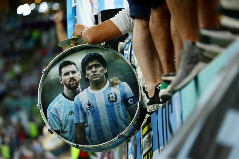 アルゼンチンを応援したサポーター