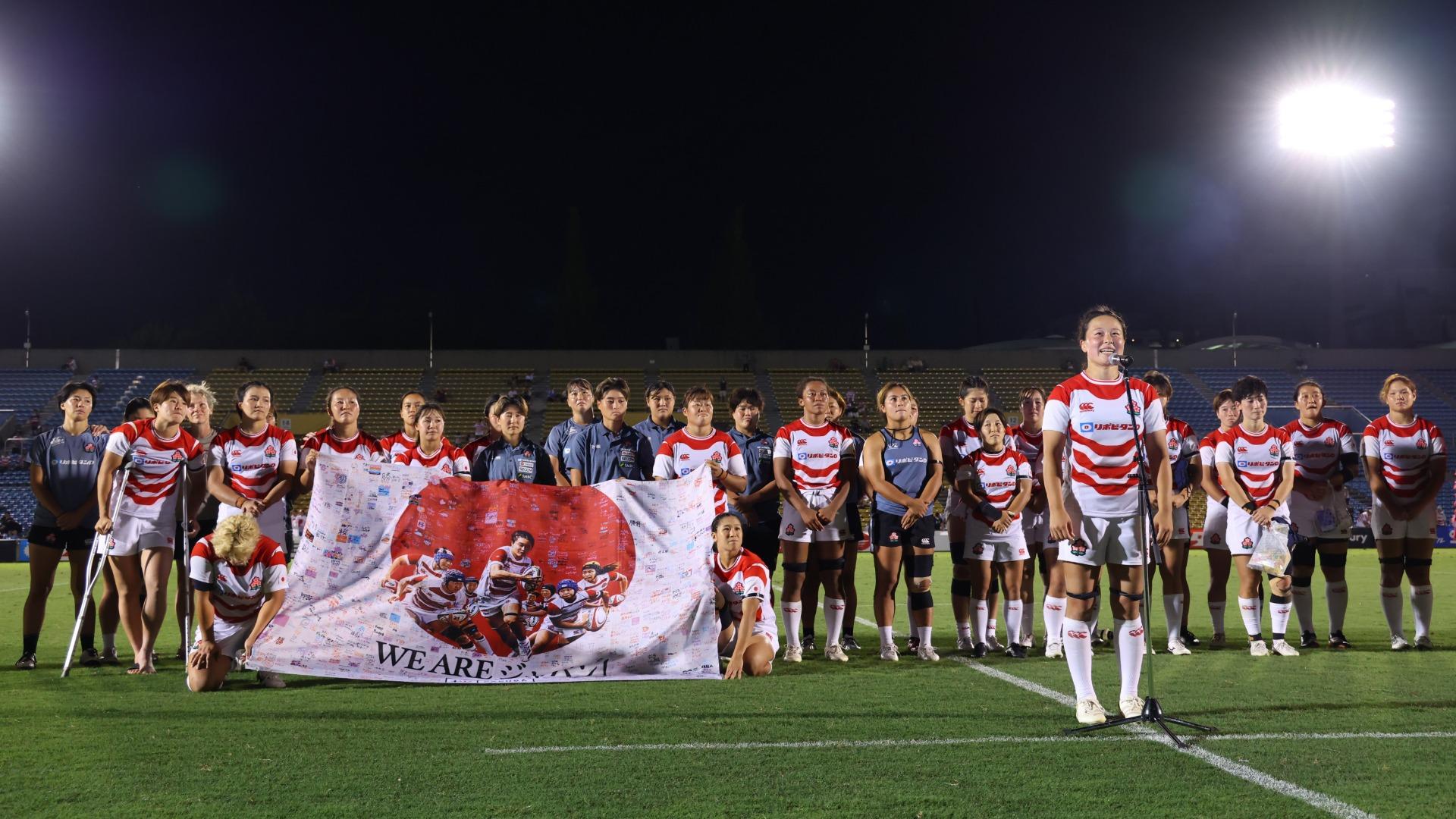 【新品未使用】2017ラグビーW杯女子アイルランド大会　ノースリーブ 女子ラグビー日本代表、ワールドカップ成否の鍵は