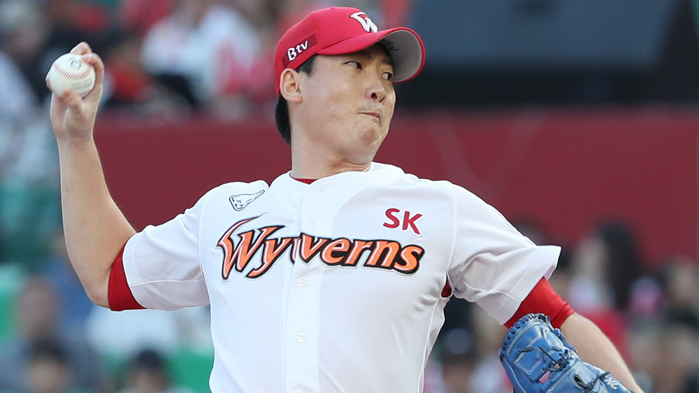 SK5連勝で80勝目前 先発ムン・スンウォン自己最多の9勝目＜韓国KBO