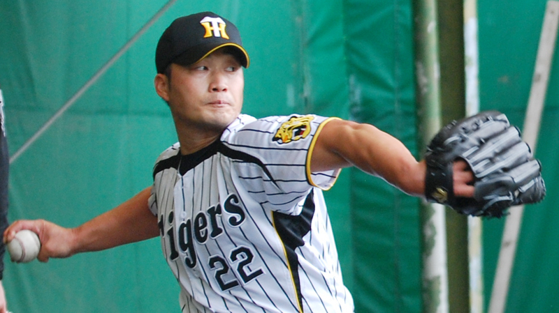 阪神入り1年目、沖縄・宜野座キャンプでのオ・スンファン(写真:ストライク・ゾーン)