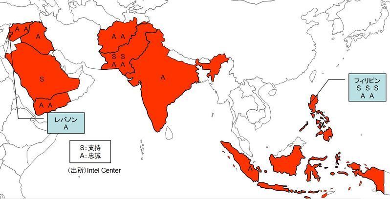 イスラーム国」（IS）はどこまで勢力を広げているか－さらに複雑