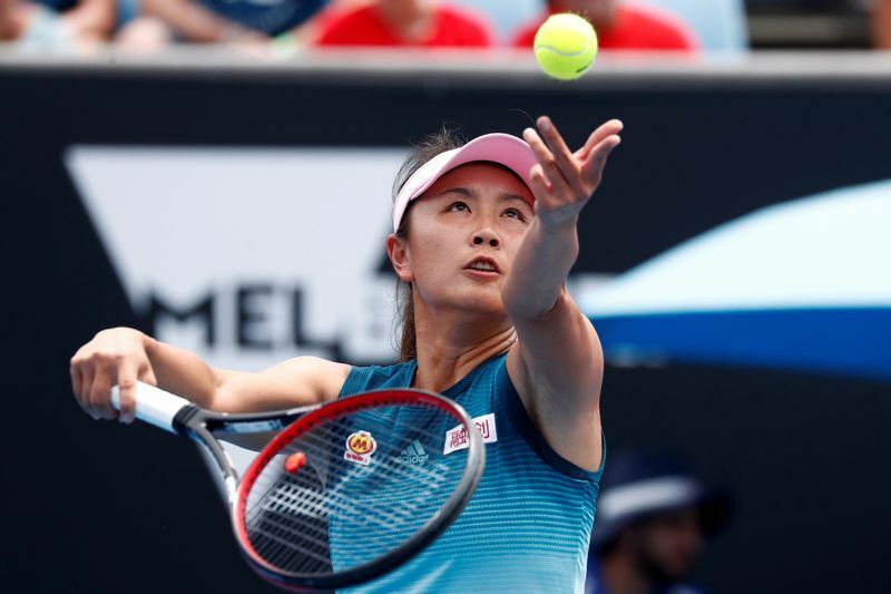 消息不明と報じられる中国女子テニスの彭帥選手（2019.1.15）