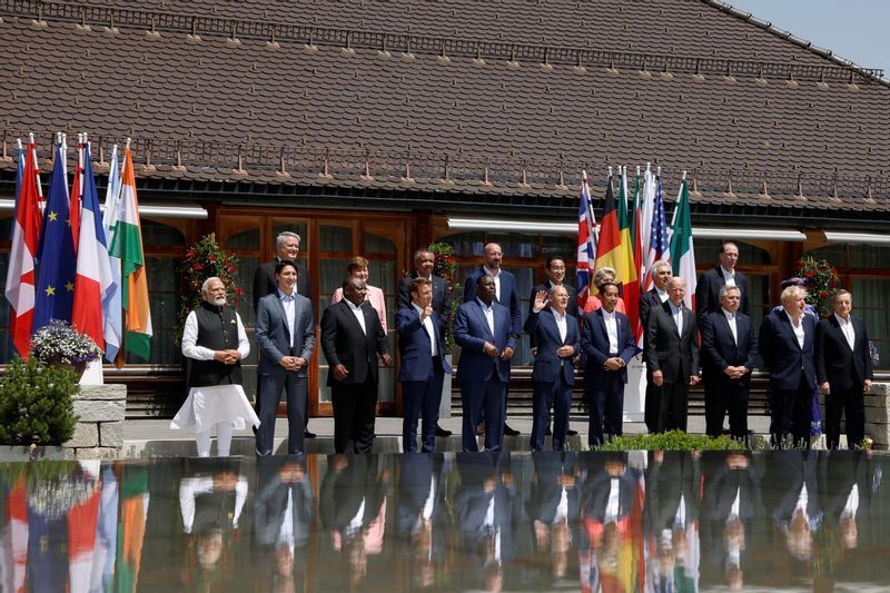ドイツのエルマウで開催されたG7首脳会議(2022.6.27)