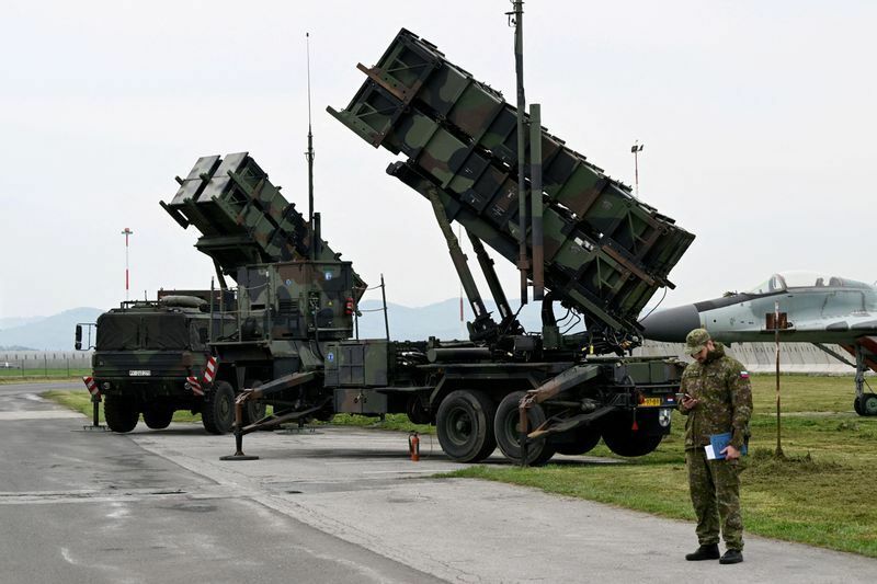 米軍がウクライナに提供するものと同型のパトリオットミサイル（資料写真、2022.5.8）