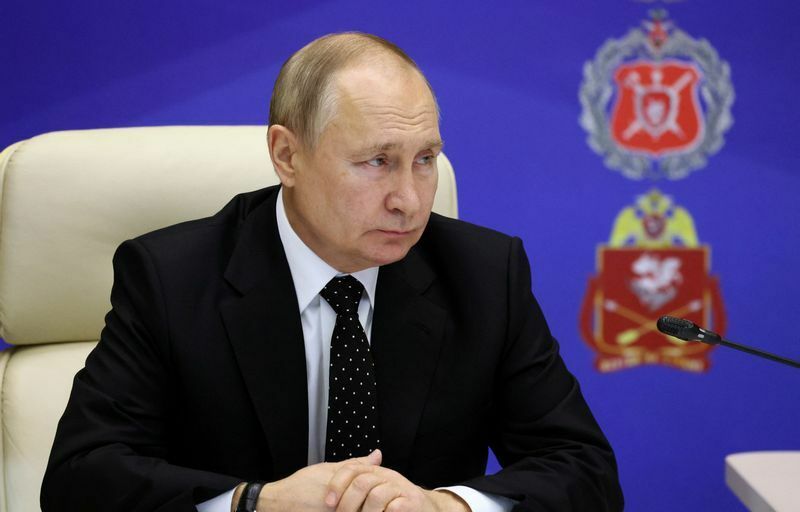 「特別軍事作戦」司令部を訪問したプーチン大統領（2022.12.17）