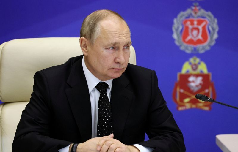 「特別軍事作戦」司令部を訪問したプーチン大統領(2022.12.17)