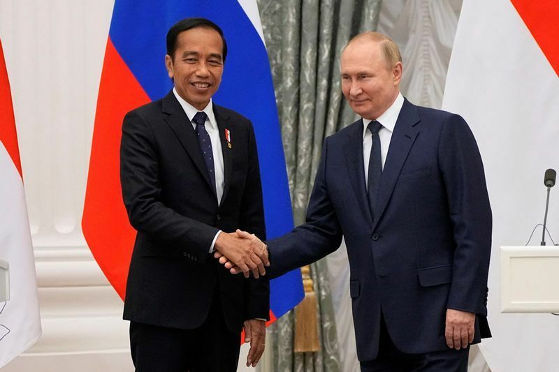 ロシアを訪問したインドネシアのウィドド大統領（2022.6.30）