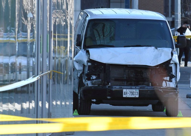 ミナシアンが暴走させ11人を殺害した自動車(2018.4.23)