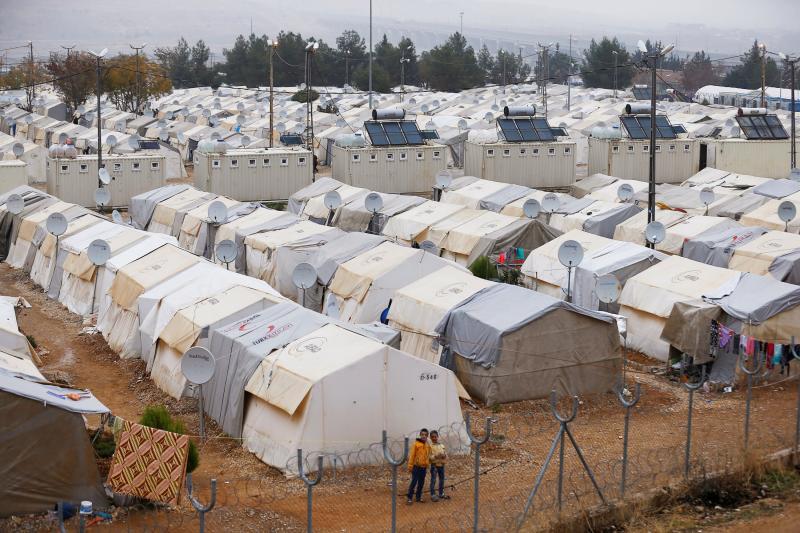 トルコのガズィアンテプにある難民キャンプ(2016.11.30)。ほとんどがシリアからの難民。