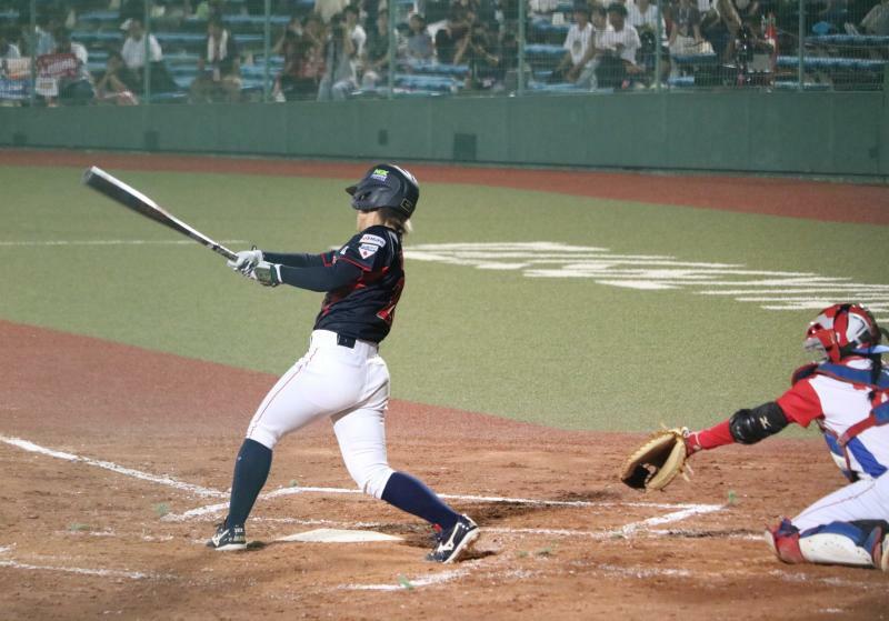 最初に三塁打を放った、只埜榛奈選手