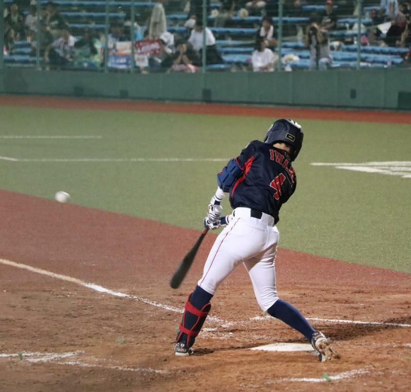 チーム3本目となった岩見香枝選手の三塁打