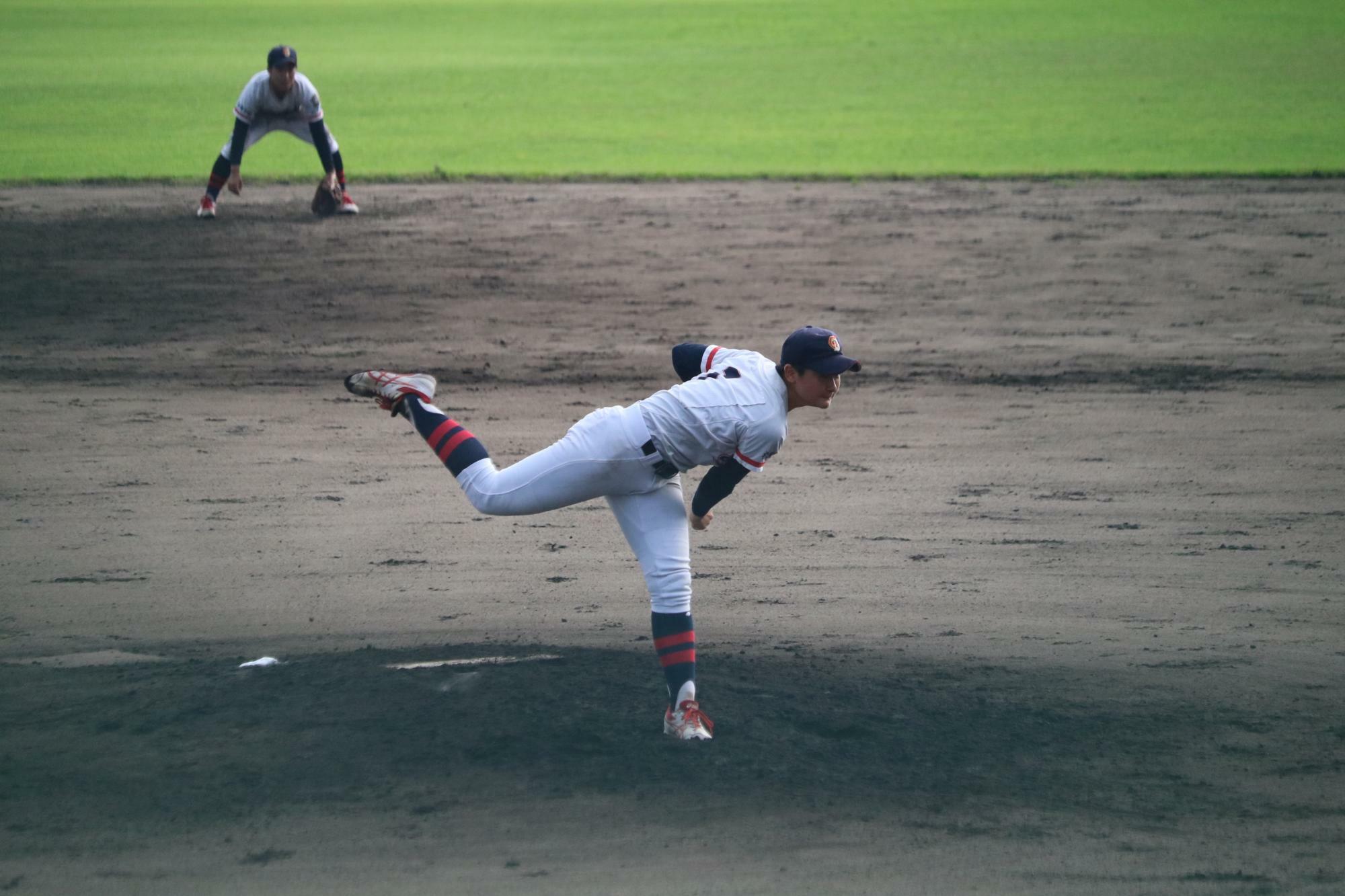 岐阜第一・桒澤明里投手