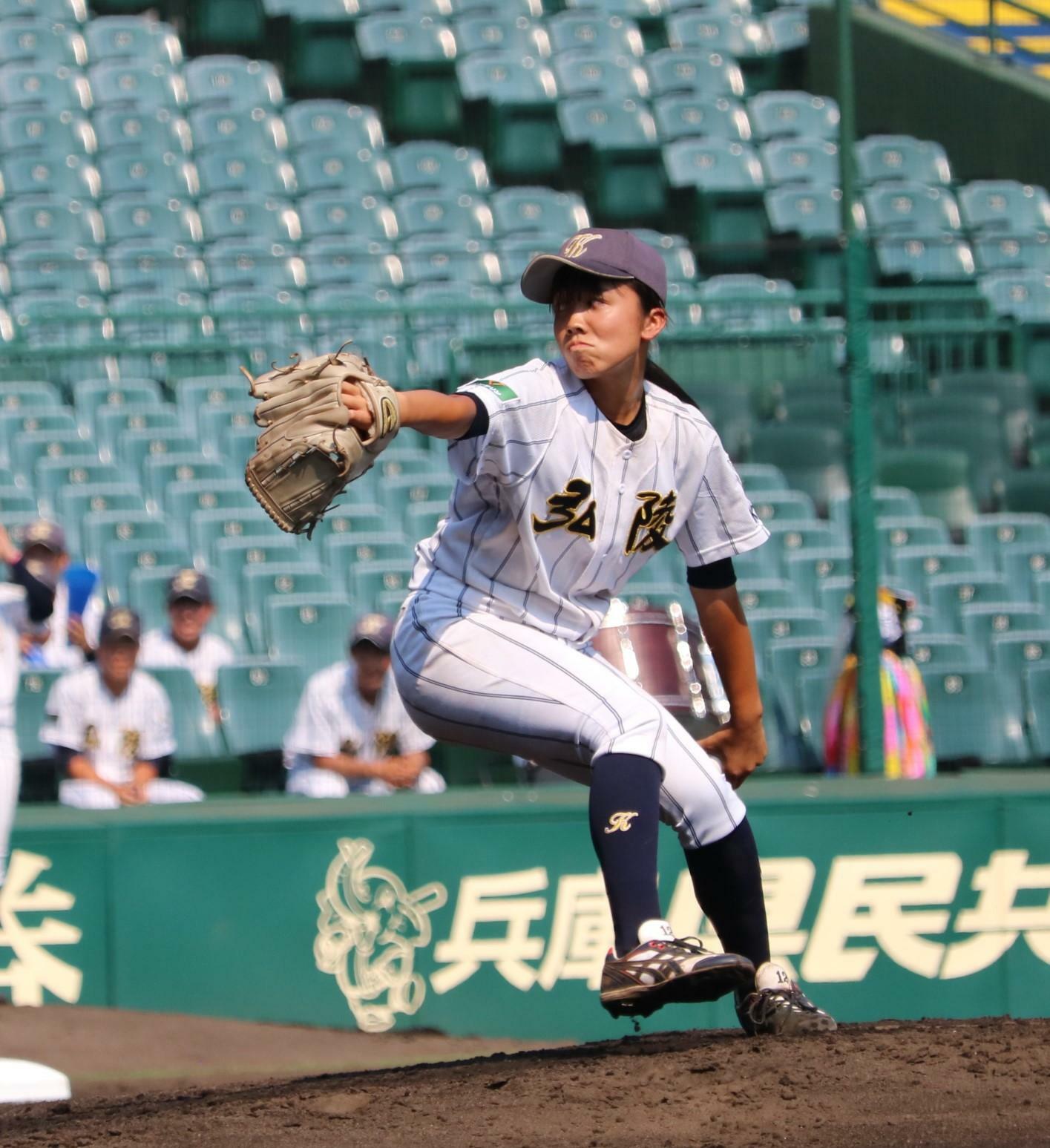 全試合通じて調子が崩れず安定感のあった神戸弘陵・阿部さくら