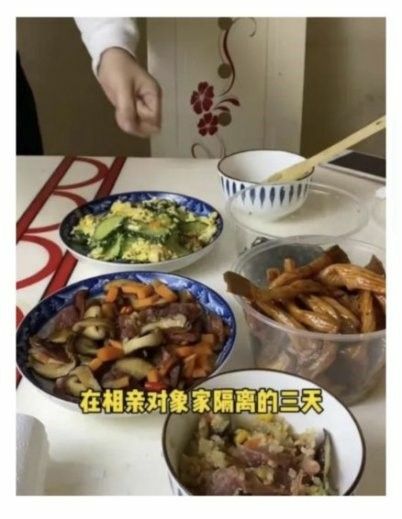 王さんがSNSに投稿した、お見合い相手の男性が作った料理の数々（中国メディア「西加網」より引用）