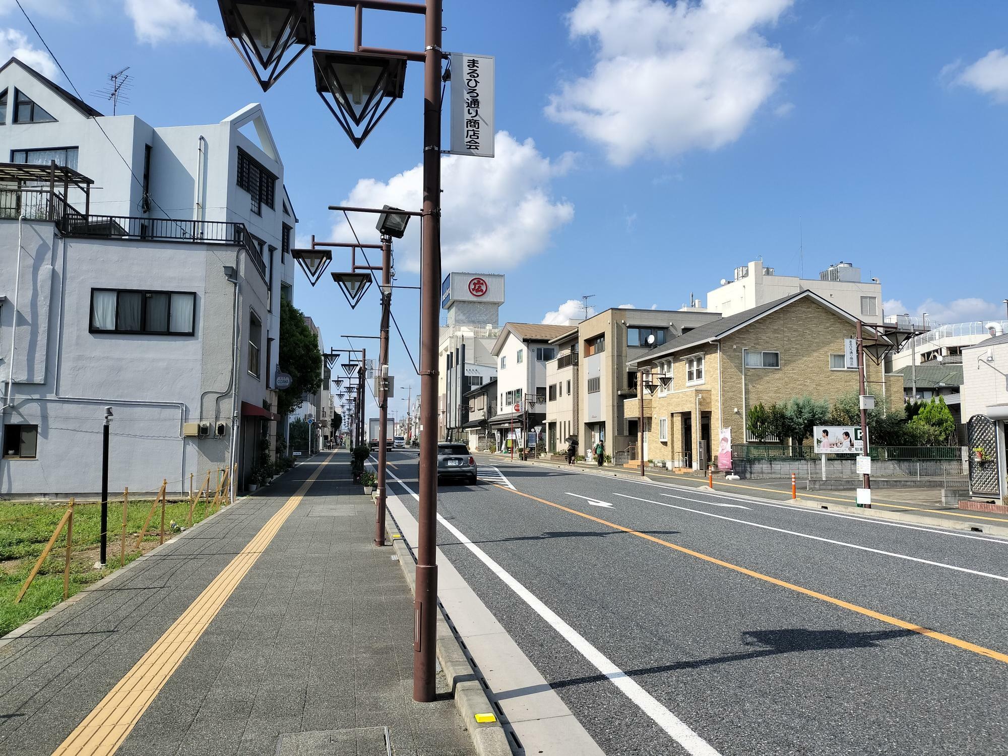 東松山駅から続く商店街（画像筆者撮影筆者撮影）